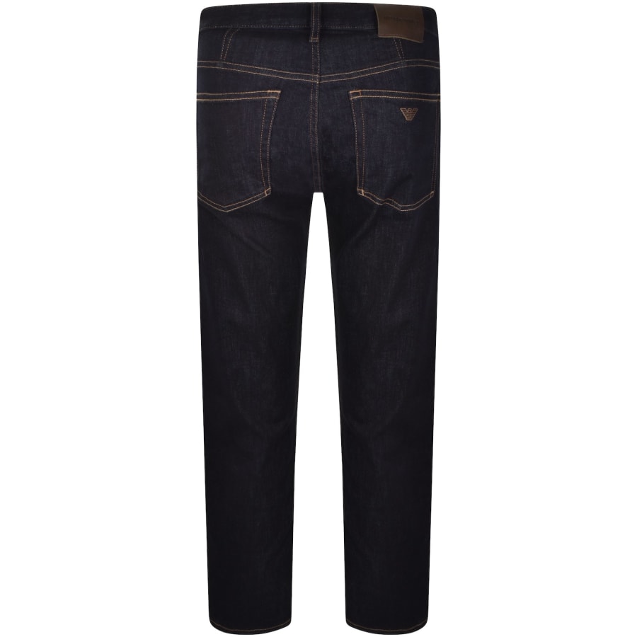 Emporio Armani J21 Regular Jeans Dark Wash Navy